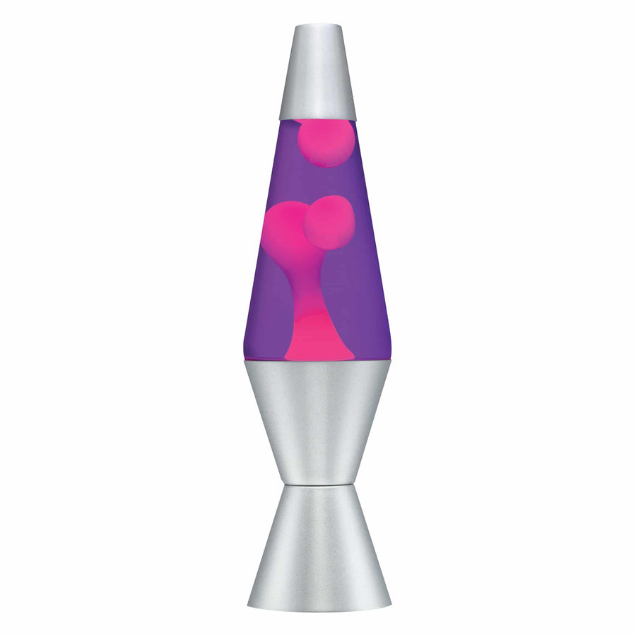 14.5” LAVA LAMP – PINK/PURPLE/SILVER O2