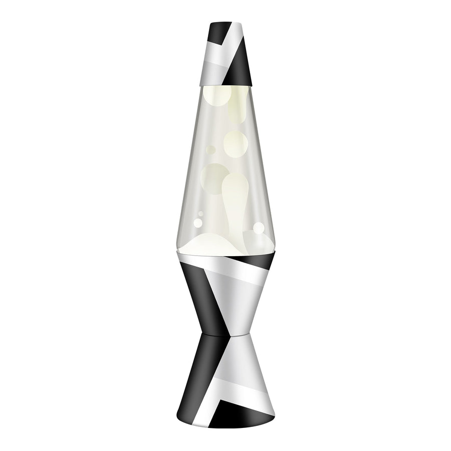 14.5″ LAVA LAMP POLYGONAL WHITE TONE J6