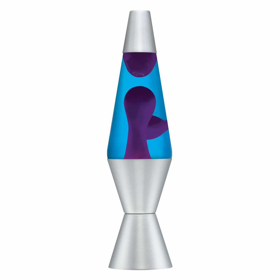 14.5″ LAVA LAMP – PURPLE/BLUE/SILVER F1