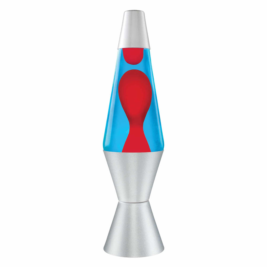 14.5″ LAVA LAMP – RED/BLUE/SILVER P1