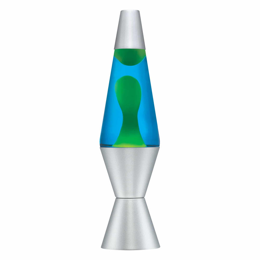 14.5” LAVA LAMP – YELLOW/BLUE/SILVER O5