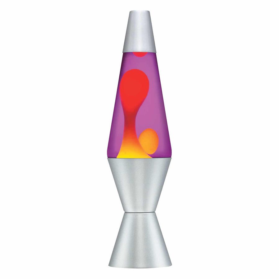 14.5” LAVA LAMP – YELLOW/PURPLE/SILVER S7