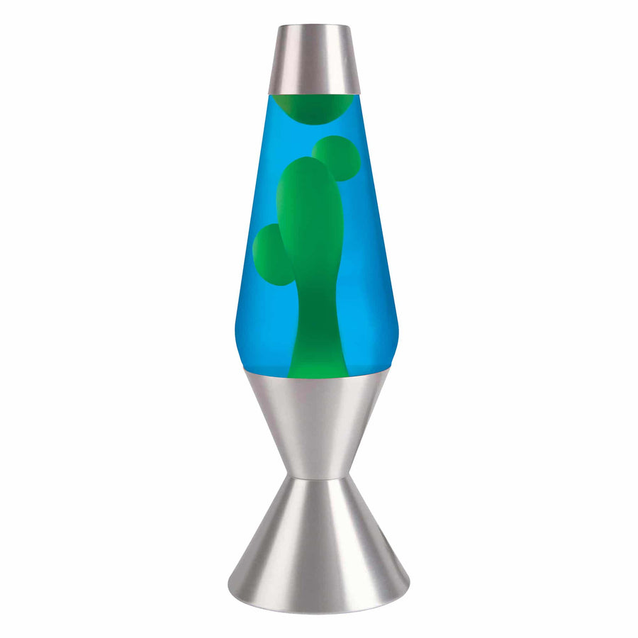 16.3″ LAVA LAMP – YELLOW/BLUE/SILVER H8