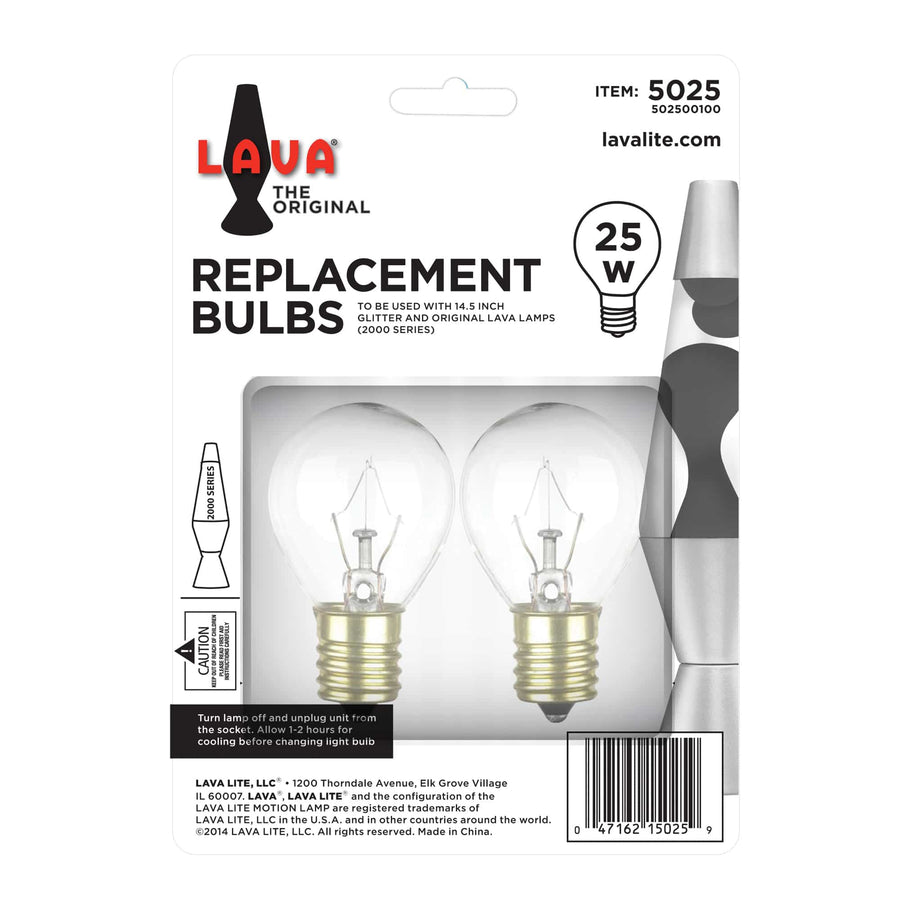 25W LAVA LAMP LIGHT BULB W/TRAY W4