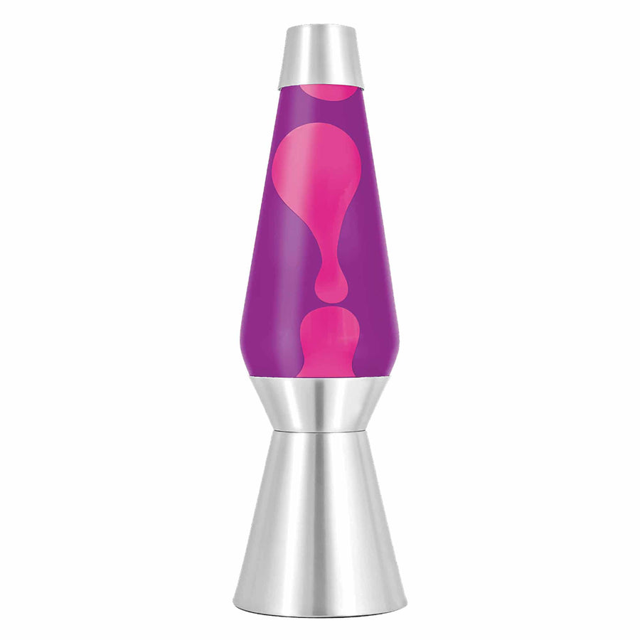 27″ LAVA LAMP GRANDE – PINK/PURPLE/SILVER W5