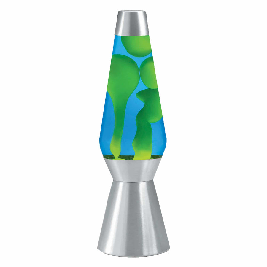 27″ LAVA LAMP GRANDE – YELLOW/BLUE/SILVER R3